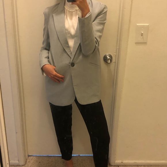 NWT suye bluish grey blazer - Picture 3 of 8